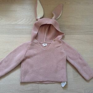 NWOT - Oeuf Pink Bunny Cardigan